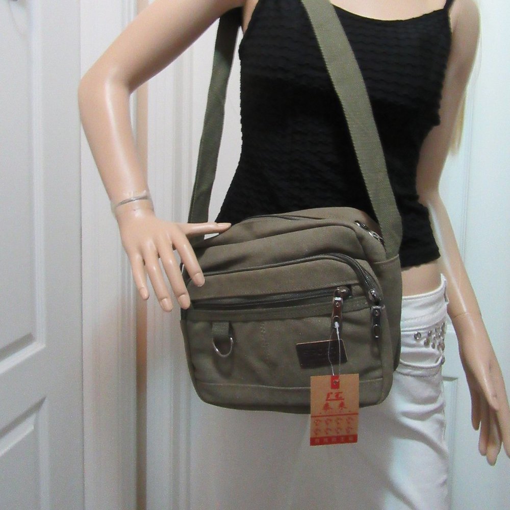 Unisex canvas bag purse